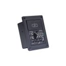 Photo of ATC-400 angled to show depth and framing along with front face - logo, connections, settings
