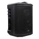 Photo of rager-wpa-3.1 Wireless Pro Audio speaker shot front angled to show most of the speaker grill and part of the controls on side