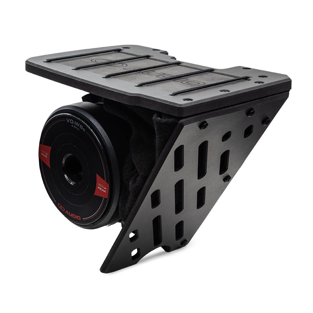 Photo of HD8-SBKa showing kit with speaker (not included) showing the guard panels