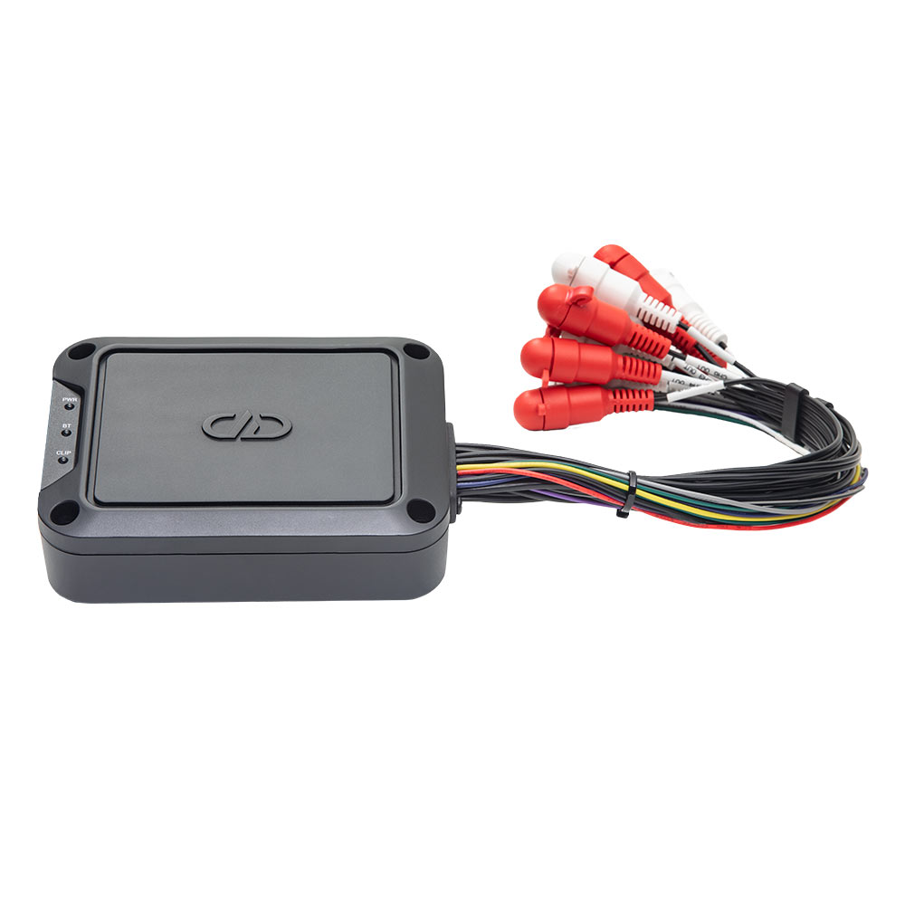 Photo of DSI-X2 shot top up angled back to show logo and indicator lights with wiring coming out the side