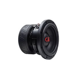 606d - 6 Inch 600 Series Subwoofer - photo angled right to show motor, basket, surround, part of dustcap, and cone