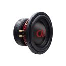 Photo of the limited 510E-SE (Special Edition) angled back to front to show motor, boot, candy apple red basket, and gold push connectors, and oversized carbon fiber dustcap with larger DD logo